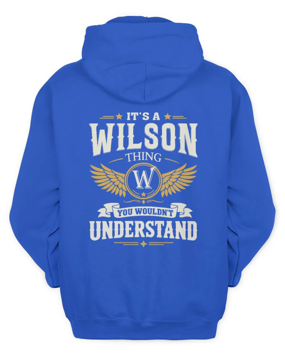 WILSON KT06-M008 It’s a [NAME] Thing – You Wouldn’t Understand | Personalized Vintage T-Shirt - Unisex Hoodie - Royal