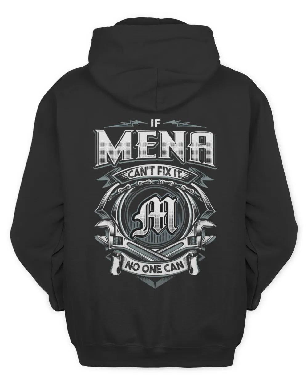 MENA AP81-K4-626 - Personalized Ahmed Quote Apparel “If Ahmed Can't Fix It, No One Can” - Unisex Hoodie - Black