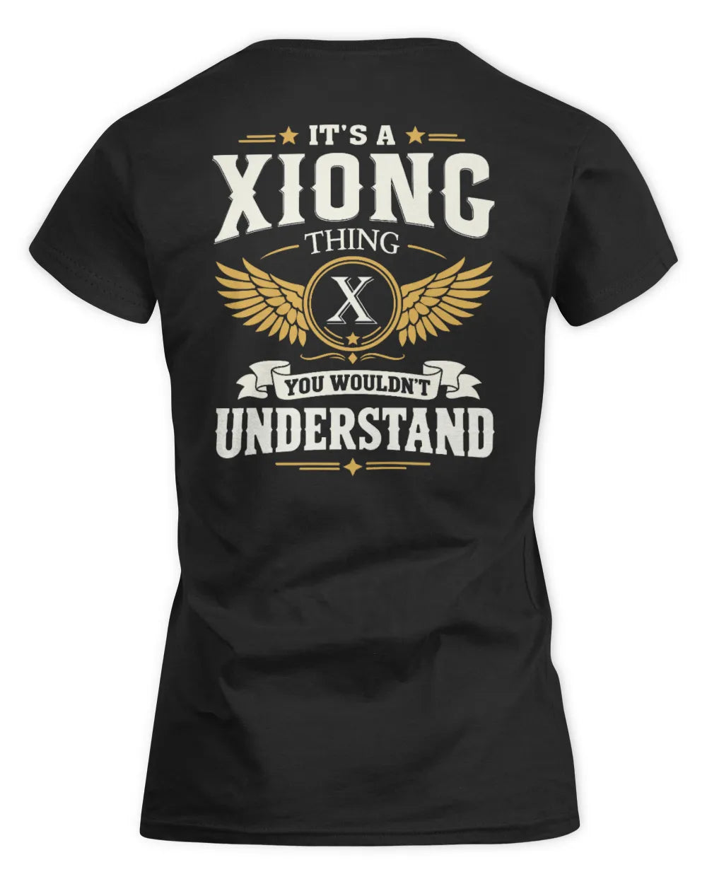 XIONG KT06-M008 It’s a [NAME] Thing – You Wouldn’t Understand | Personalized Vintage T-Shirt - Women's Standard T-Shirt - Black