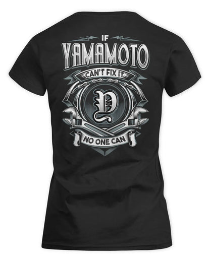 YAMAMOTO AP81-K4-626 - Personalized Ahmed Quote Apparel “If Ahmed Can't Fix It, No One Can” - Women's Standard T-Shirt - Black