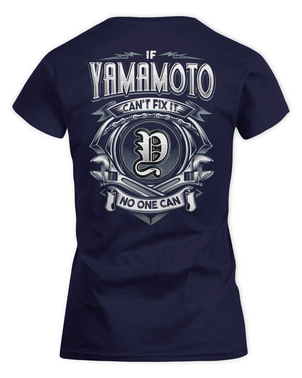 YAMAMOTO AP81-K4-626 - Personalized Ahmed Quote Apparel “If Ahmed Can't Fix It, No One Can” - Women's Standard T-Shirt - Navy