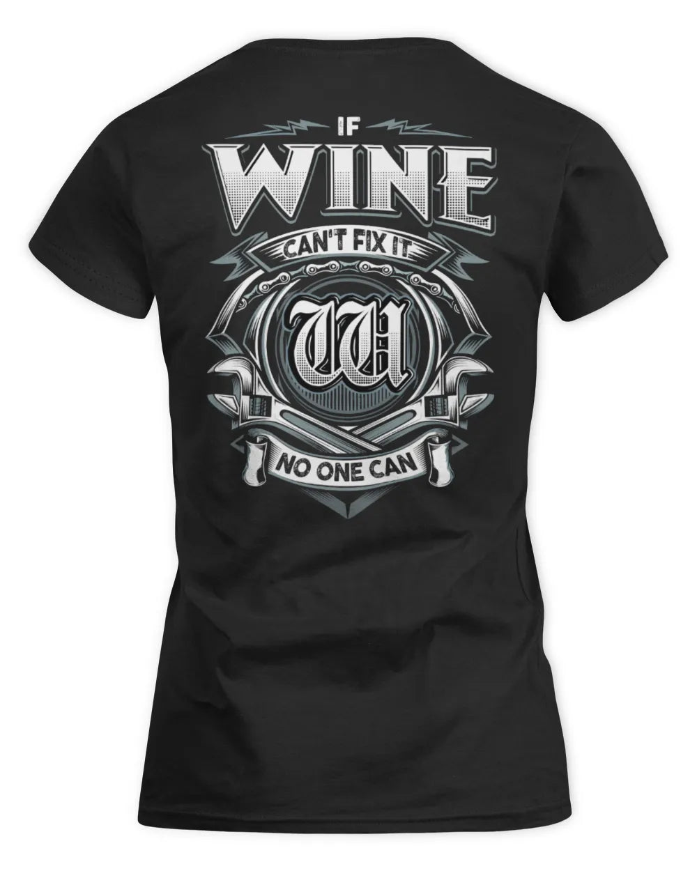 WINE AP81-K4-626 - Personalized Ahmed Quote Apparel “If Ahmed Can't Fix It, No One Can” - Women's Standard T-Shirt - Black