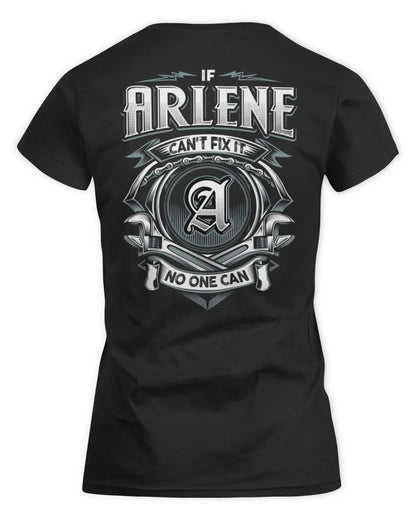 ARLENE AP81-K4-626 - Personalized Ahmed Quote Apparel “If Ahmed Can't Fix It, No One Can” - Women's Standard T-Shirt - Black