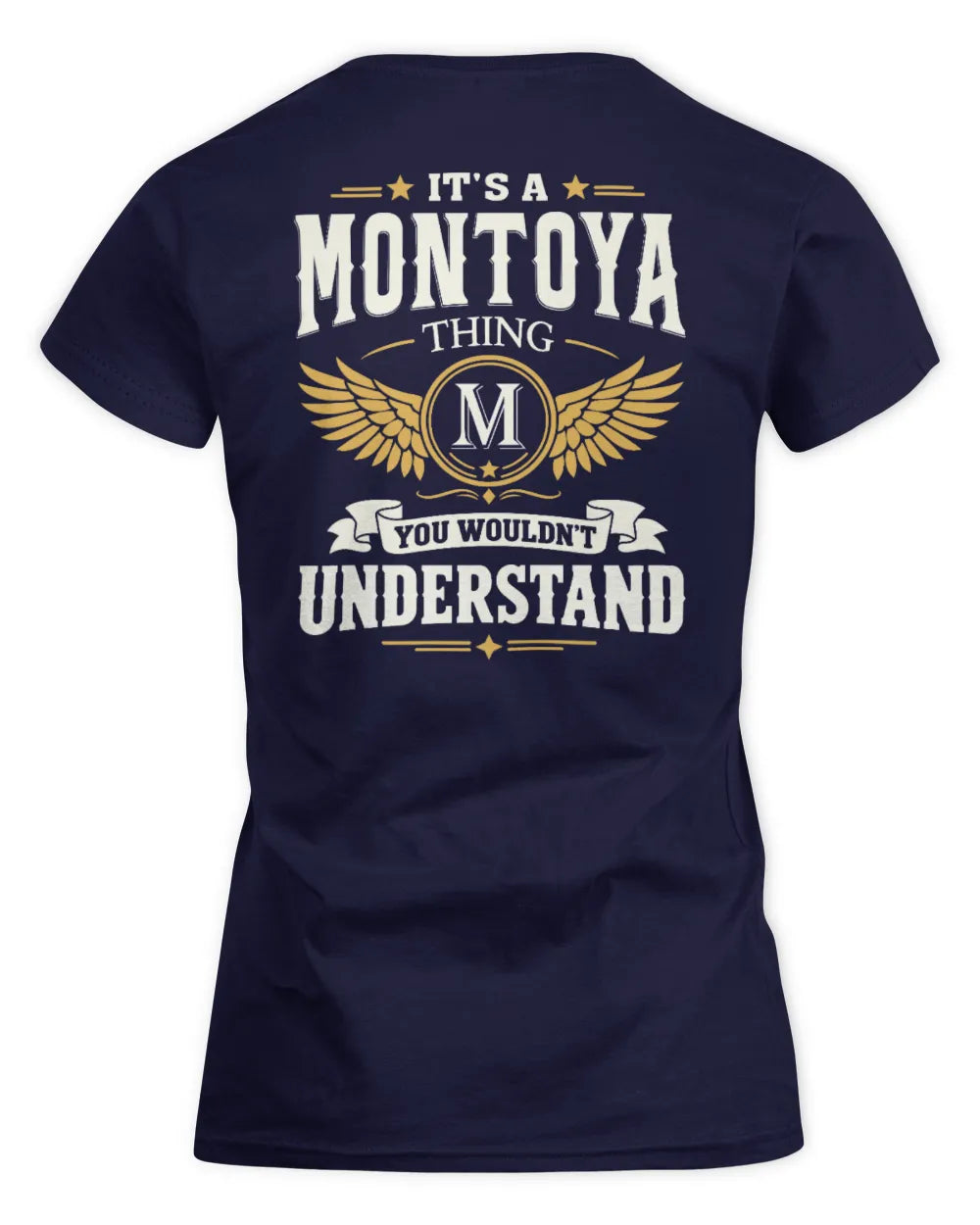 MONTOYA KT06-M008 It’s a [NAME] Thing – You Wouldn’t Understand | Personalized Vintage T-Shirt - Women's Standard T-Shirt - Navy