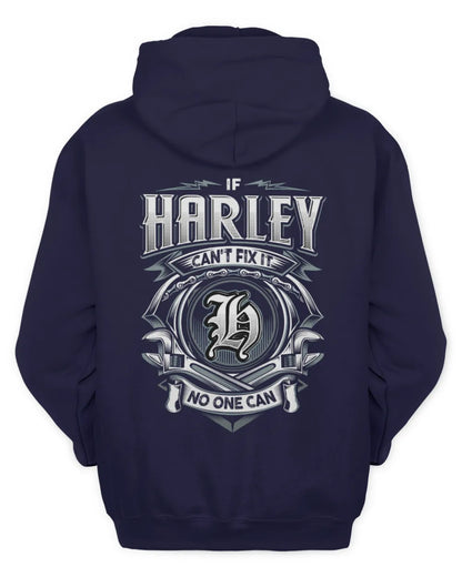 HARLEY AP81-K4-626 - Personalized Ahmed Quote Apparel “If Ahmed Can't Fix It, No One Can” - Unisex Hoodie - Navy