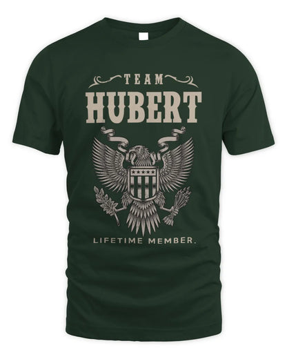 HUBERT TP06-K82 – Personalized Classic Style Apparel “Team NAME Lifetime Member” - Unisex Standard T-Shirt - Forest Green
