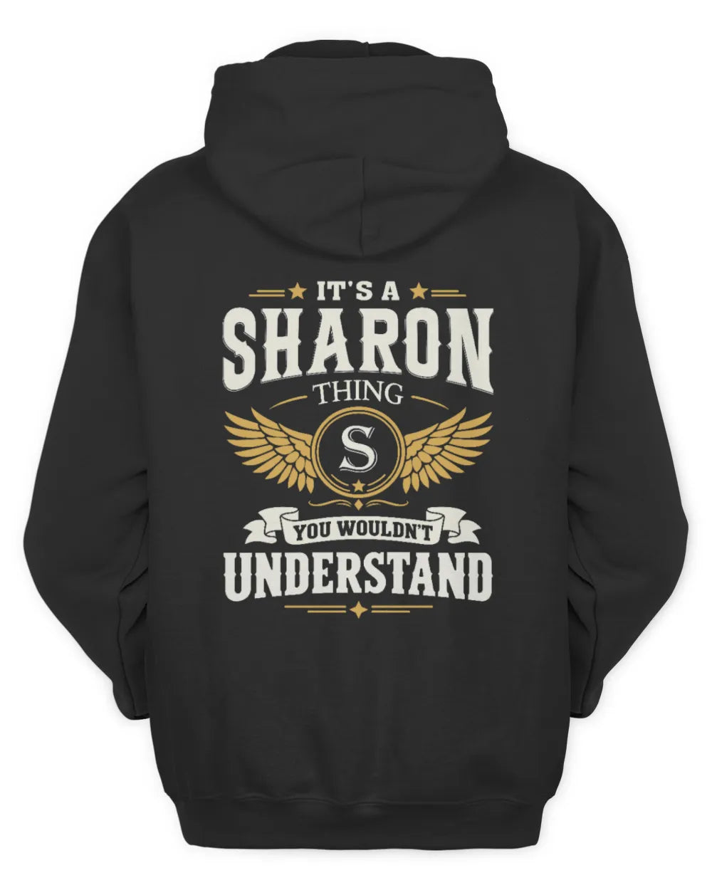 SHARON KT06-M008 It’s a [NAME] Thing – You Wouldn’t Understand | Personalized Vintage T-Shirt - Unisex Hoodie - Black
