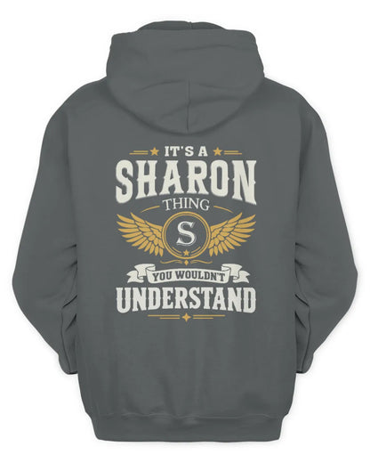 SHARON KT06-M008 It’s a [NAME] Thing – You Wouldn’t Understand | Personalized Vintage T-Shirt - Unisex Hoodie - Charcoal
