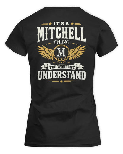 MITCHELL KT06-M008 It’s a [NAME] Thing – You Wouldn’t Understand | Personalized Vintage T-Shirt - Women's Standard T-Shirt - Black