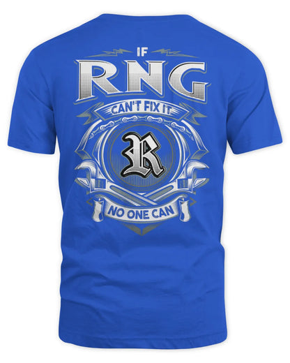 RNG AP81-K4-626 - Personalized Ahmed Quote Apparel “If Ahmed Can't Fix It, No One Can” - Unisex Standard T-Shirt - Royal