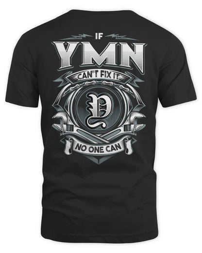 YMN AP81-K4-626 - Personalized Ahmed Quote Apparel “If Ahmed Can't Fix It, No One Can” - Unisex Standard T-Shirt - Black