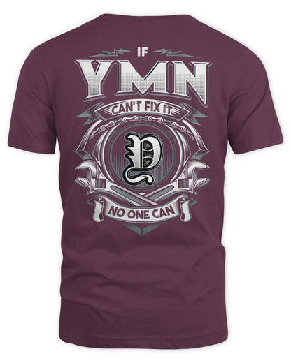 YMN AP81-K4-626 - Personalized Ahmed Quote Apparel “If Ahmed Can't Fix It, No One Can” - Unisex Standard T-Shirt - Maroon