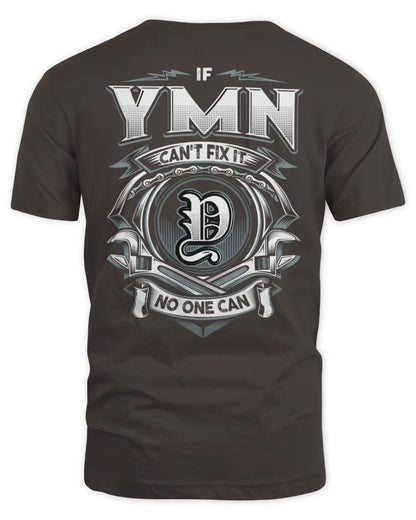 YMN AP81-K4-626 - Personalized Ahmed Quote Apparel “If Ahmed Can't Fix It, No One Can” - Unisex Standard T-Shirt - Dark Chocolate