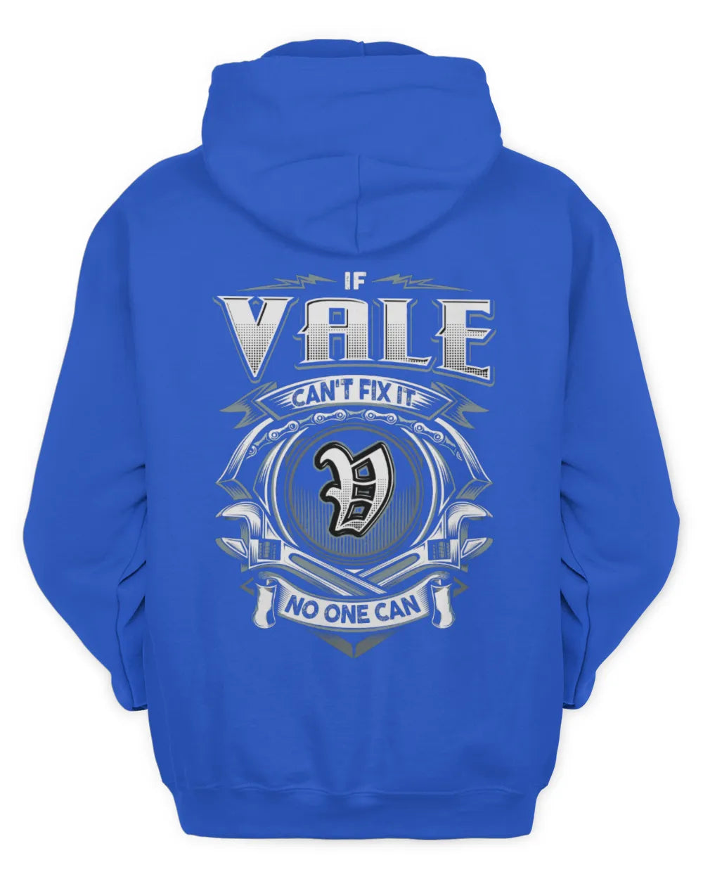 VALE AP81-K4-626 - Personalized Ahmed Quote Apparel “If Ahmed Can't Fix It, No One Can” - Unisex Hoodie - Royal