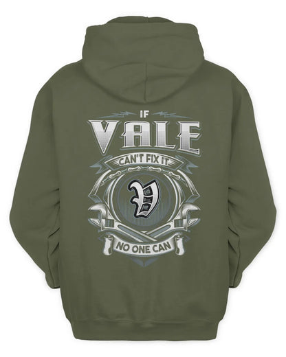VALE AP81-K4-626 - Personalized Ahmed Quote Apparel “If Ahmed Can't Fix It, No One Can” - Unisex Hoodie - Military Green