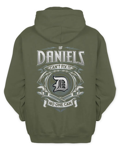 DANIELS AP81-K4-626 - Personalized Ahmed Quote Apparel “If Ahmed Can't Fix It, No One Can” - Unisex Hoodie - Military Green