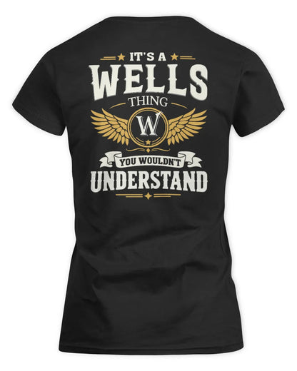 WELLS KT06-M008 It’s a [NAME] Thing – You Wouldn’t Understand | Personalized Vintage T-Shirt - Women's Standard T-Shirt - Black