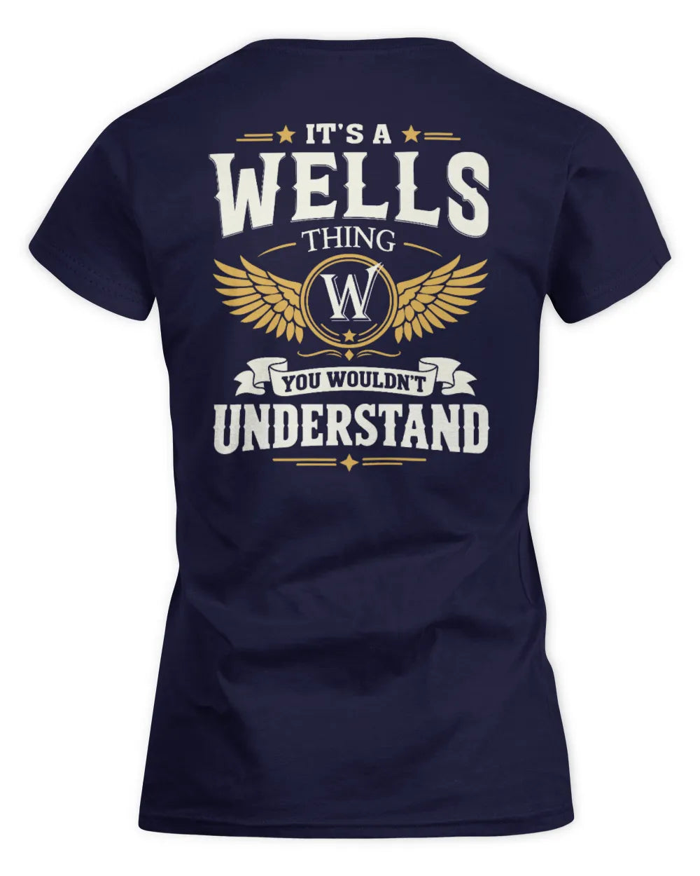 WELLS KT06-M008 It’s a [NAME] Thing – You Wouldn’t Understand | Personalized Vintage T-Shirt - Women's Standard T-Shirt - Navy