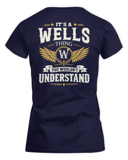 WELLS KT06-M008 It’s a [NAME] Thing – You Wouldn’t Understand | Personalized Vintage T-Shirt - Women's Standard T-Shirt - Navy