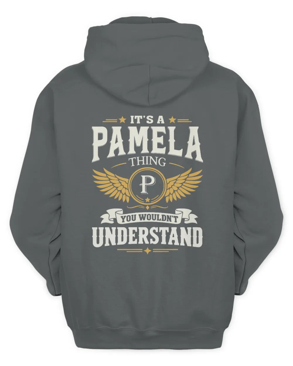 PAMELA KT06-M008 It’s a [NAME] Thing – You Wouldn’t Understand | Personalized Vintage T-Shirt - Unisex Hoodie - Charcoal