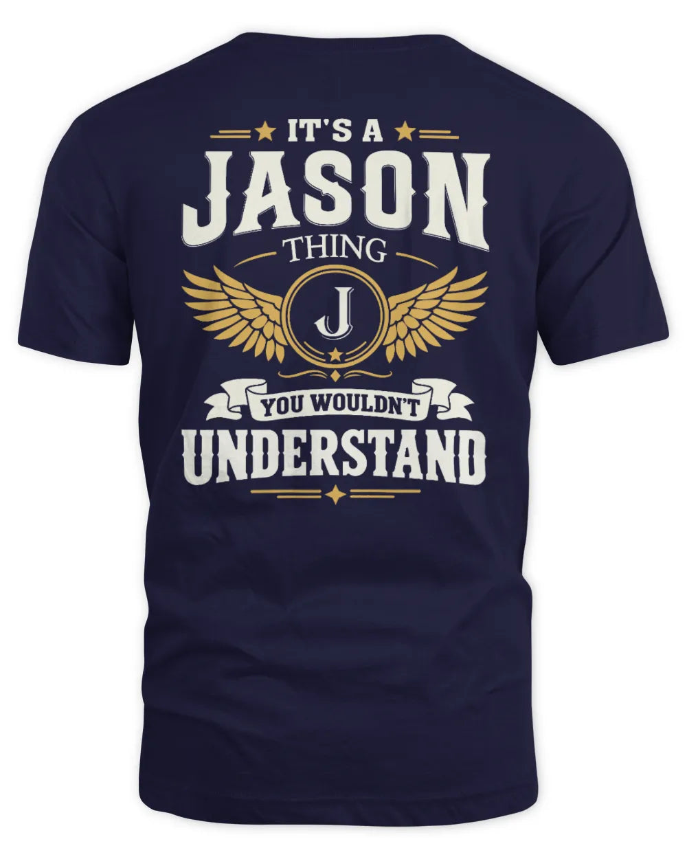 JASON KT06-M008 It’s a [NAME] Thing – You Wouldn’t Understand | Personalized Vintage T-Shirt - Unisex Standard T-Shirt - Navy