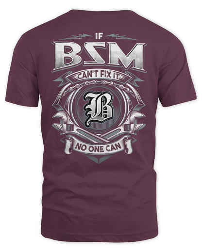 BSM AP81-K4-626 - Personalized Ahmed Quote Apparel “If Ahmed Can't Fix It, No One Can” - Unisex Standard T-Shirt - Maroon