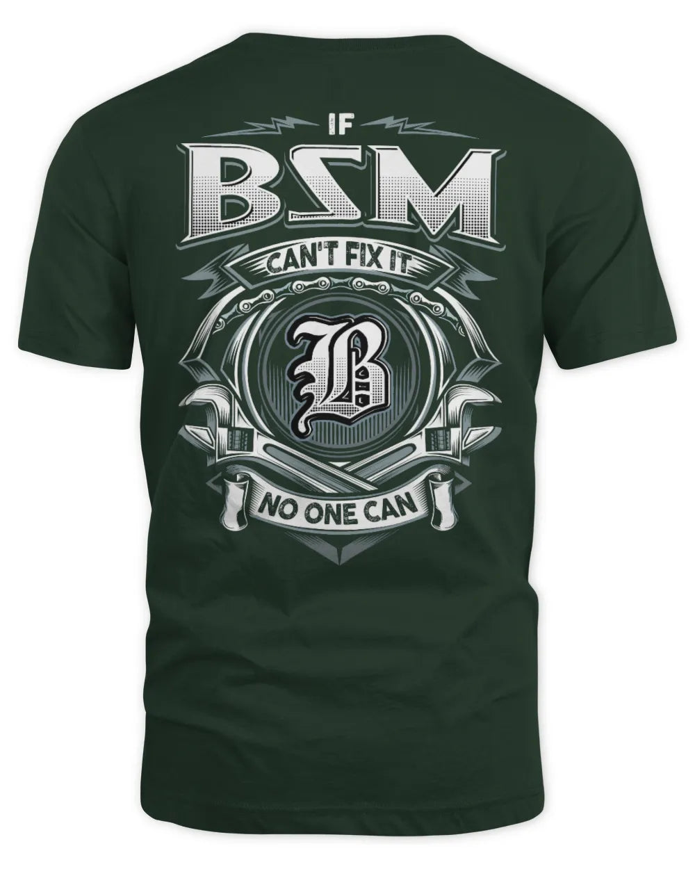 BSM AP81-K4-626 - Personalized Ahmed Quote Apparel “If Ahmed Can't Fix It, No One Can” - Unisex Standard T-Shirt - Forest Green