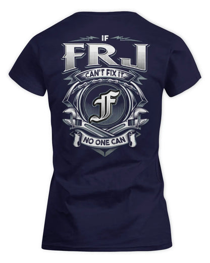 FRJ AP81-K4-626 - Personalized Ahmed Quote Apparel “If Ahmed Can't Fix It, No One Can” - Women's Standard T-Shirt - Navy