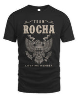 ROCHA TP06-K82 – Personalized Classic Style Apparel “Team NAME Lifetime Member” - Unisex Standard T-Shirt - Black