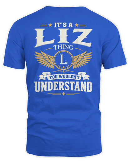 LIZ KT06-M008 It’s a [NAME] Thing – You Wouldn’t Understand | Personalized Vintage T-Shirt - Unisex Standard T-Shirt - Royal