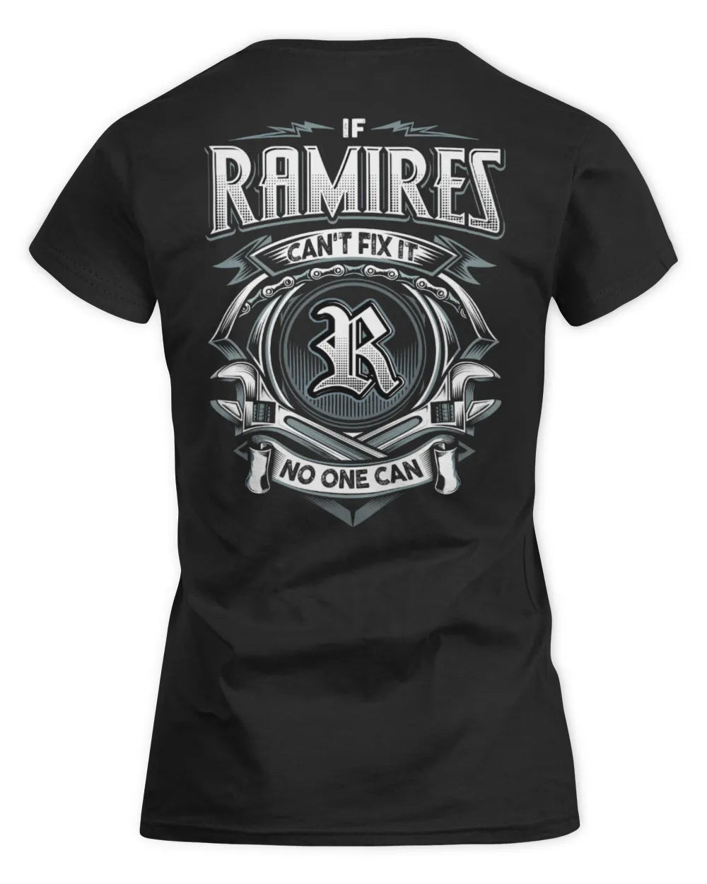 RAMIRES AP81-K4-626 - Personalized Ahmed Quote Apparel “If Ahmed Can't Fix It, No One Can” - Women's Standard T-Shirt - Black