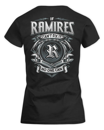 RAMIRES AP81-K4-626 - Personalized Ahmed Quote Apparel “If Ahmed Can't Fix It, No One Can” - Women's Standard T-Shirt - Black