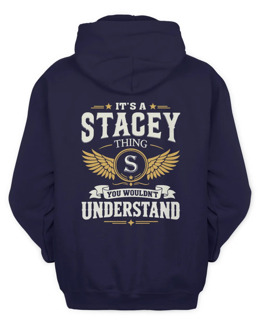 STACEY KT06-M008 It’s a [NAME] Thing – You Wouldn’t Understand | Personalized Vintage T-Shirt - Unisex Hoodie - Navy