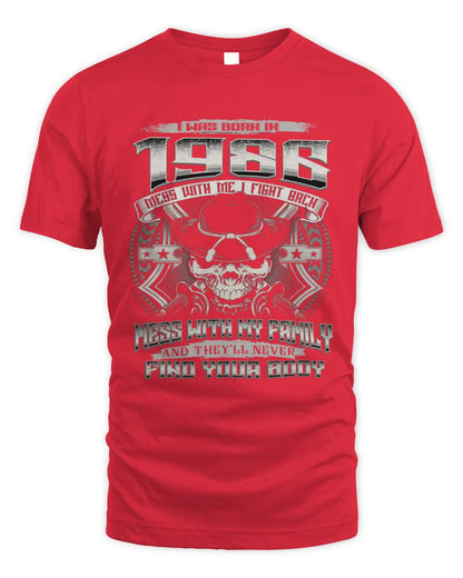 1986 HH89-K2 – Protective Family Quote T-Shirt - Unisex Standard T-Shirt - Red