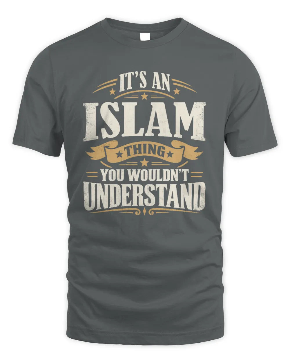 ISLAM P08 TH51 - Personalized “It’s a/an [NAME] Thing – You Wouldn’t Understand” Shirt - Unisex Standard T-Shirt - Charcoal