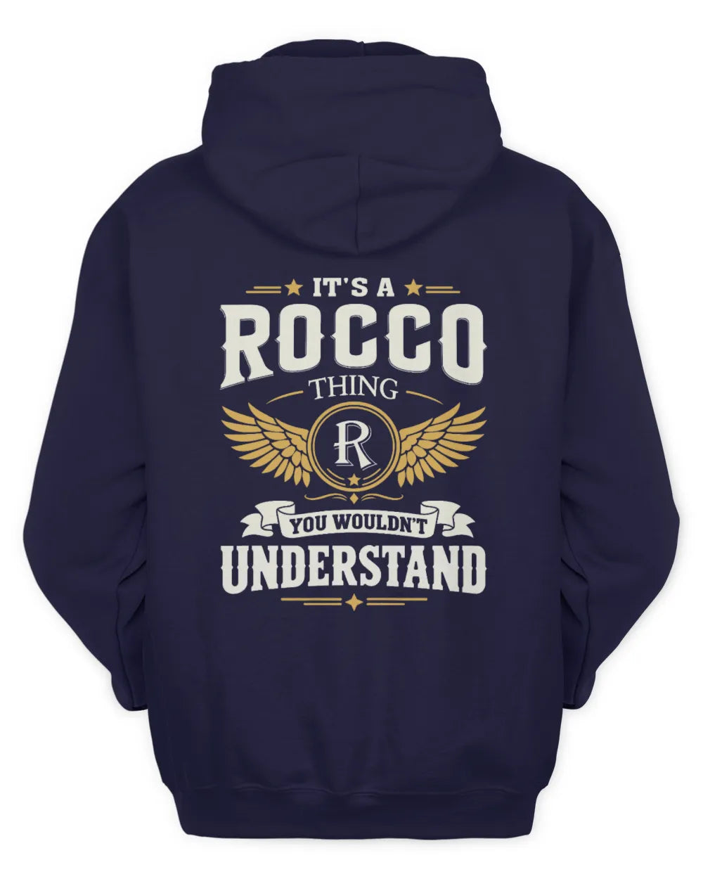 ROCCO KT06-M008 It’s a [NAME] Thing – You Wouldn’t Understand | Personalized Vintage T-Shirt - Unisex Hoodie - Navy