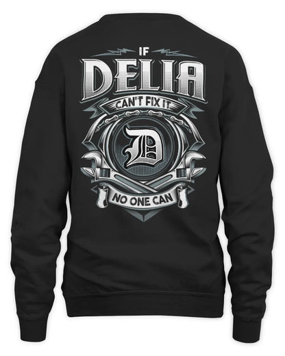 DELIA AP81-K4-626 - Personalized Ahmed Quote Apparel “If Ahmed Can't Fix It, No One Can” - Unisex Sweatshirt - Black