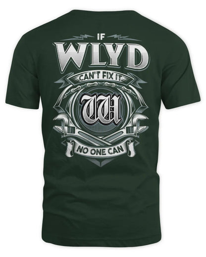 WLYD AP81-K4-626 - Personalized Ahmed Quote Apparel “If Ahmed Can't Fix It, No One Can” - Unisex Standard T-Shirt - Forest Green