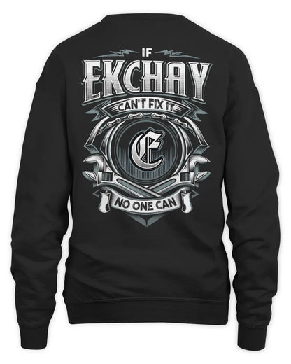 EKCHAY AP81-K4-626 - Personalized Ahmed Quote Apparel “If Ahmed Can't Fix It, No One Can” - Unisex Sweatshirt - Black