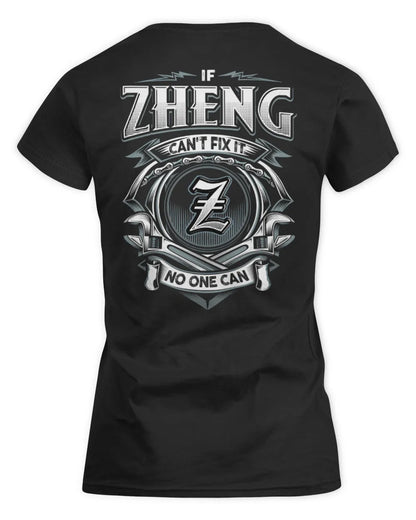 ZHENG AP81-K4-626 - Personalized Ahmed Quote Apparel “If Ahmed Can't Fix It, No One Can” - Women's Standard T-Shirt - Black