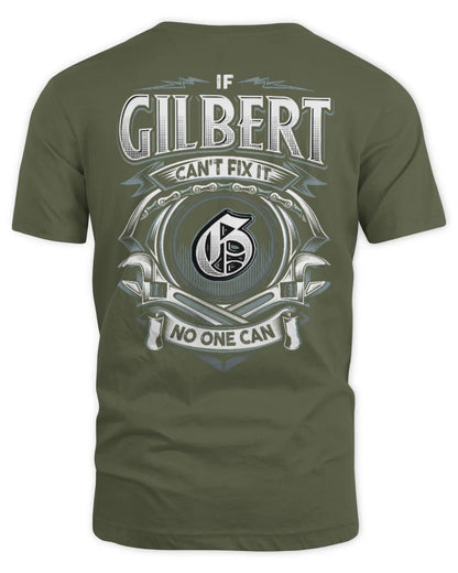 GILBERT AP81-K4-626 - Personalized Ahmed Quote Apparel “If Ahmed Can't Fix It, No One Can” - Unisex Standard T-Shirt - Military Green