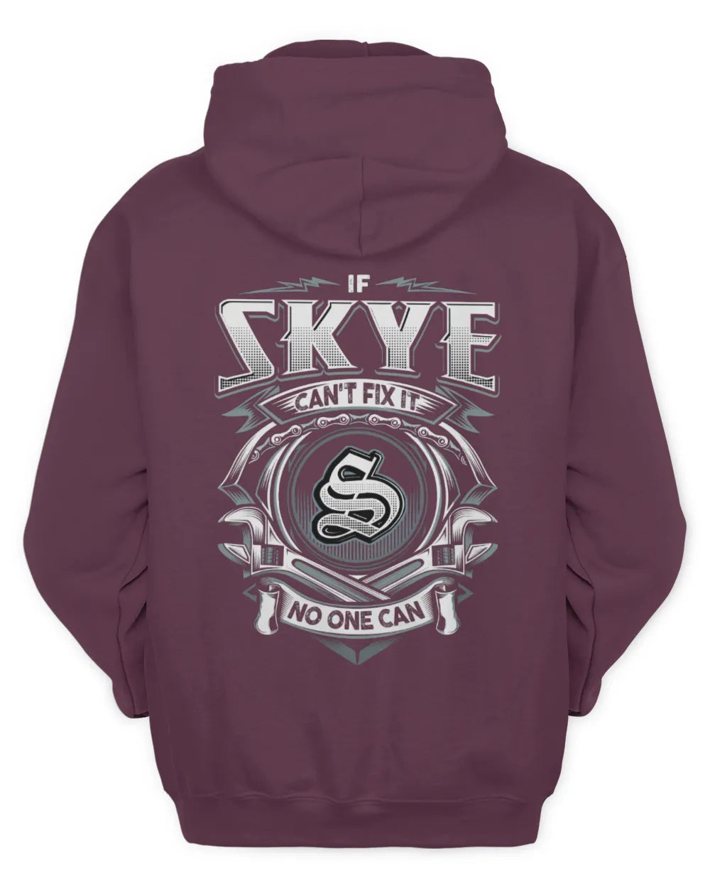 SKYE AP81-K4-626 - Personalized Ahmed Quote Apparel “If Ahmed Can't Fix It, No One Can” - Unisex Hoodie - Maroon