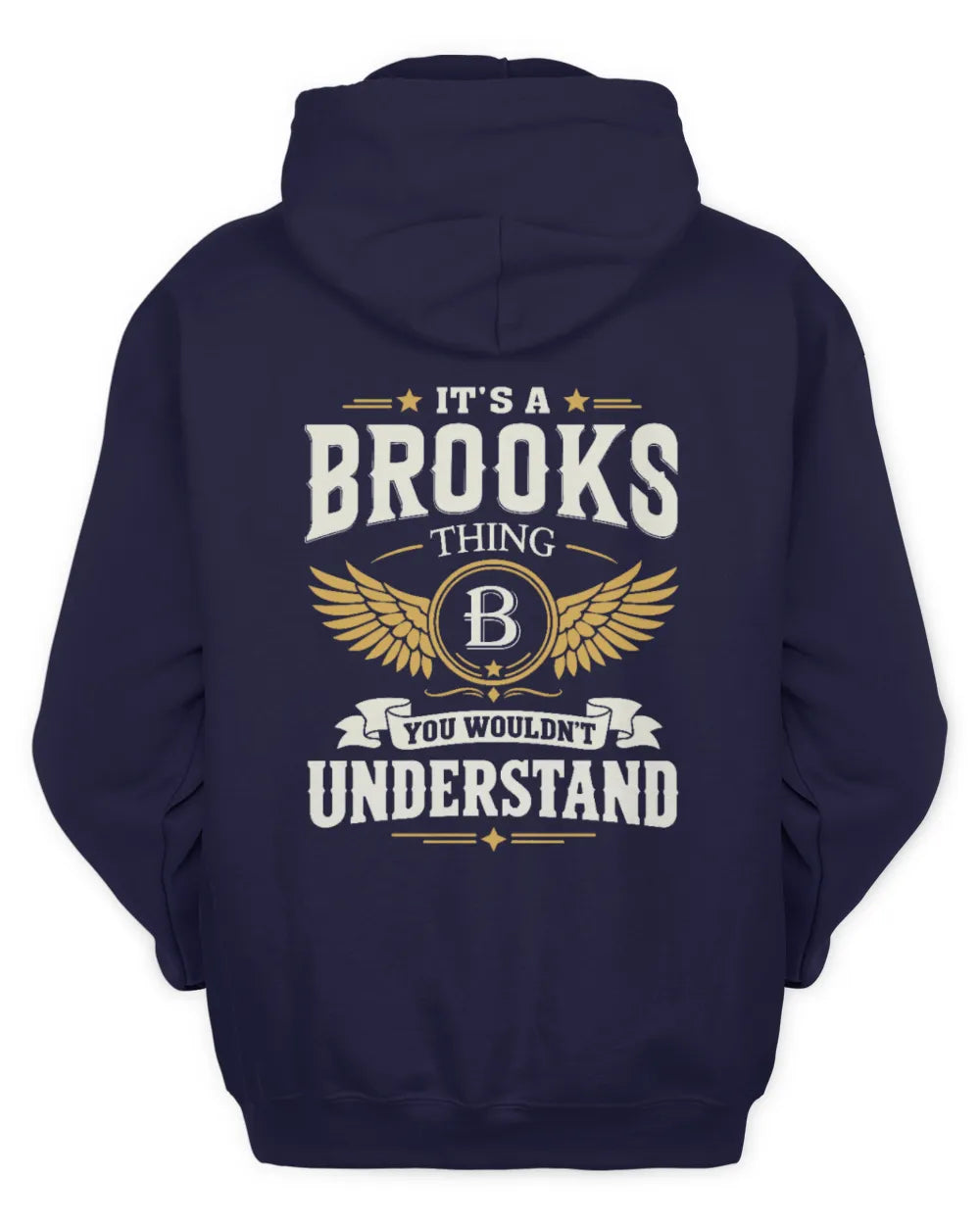 BROOKS KT06-M008 It’s a [NAME] Thing – You Wouldn’t Understand | Personalized Vintage T-Shirt - Unisex Hoodie - Navy