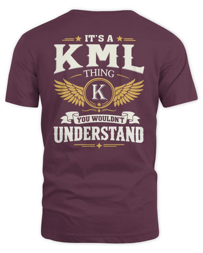 KML KT06-M008 It’s a [NAME] Thing – You Wouldn’t Understand | Personalized Vintage T-Shirt - Unisex Standard T-Shirt - Maroon