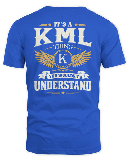 KML KT06-M008 It’s a [NAME] Thing – You Wouldn’t Understand | Personalized Vintage T-Shirt - Unisex Standard T-Shirt - Royal