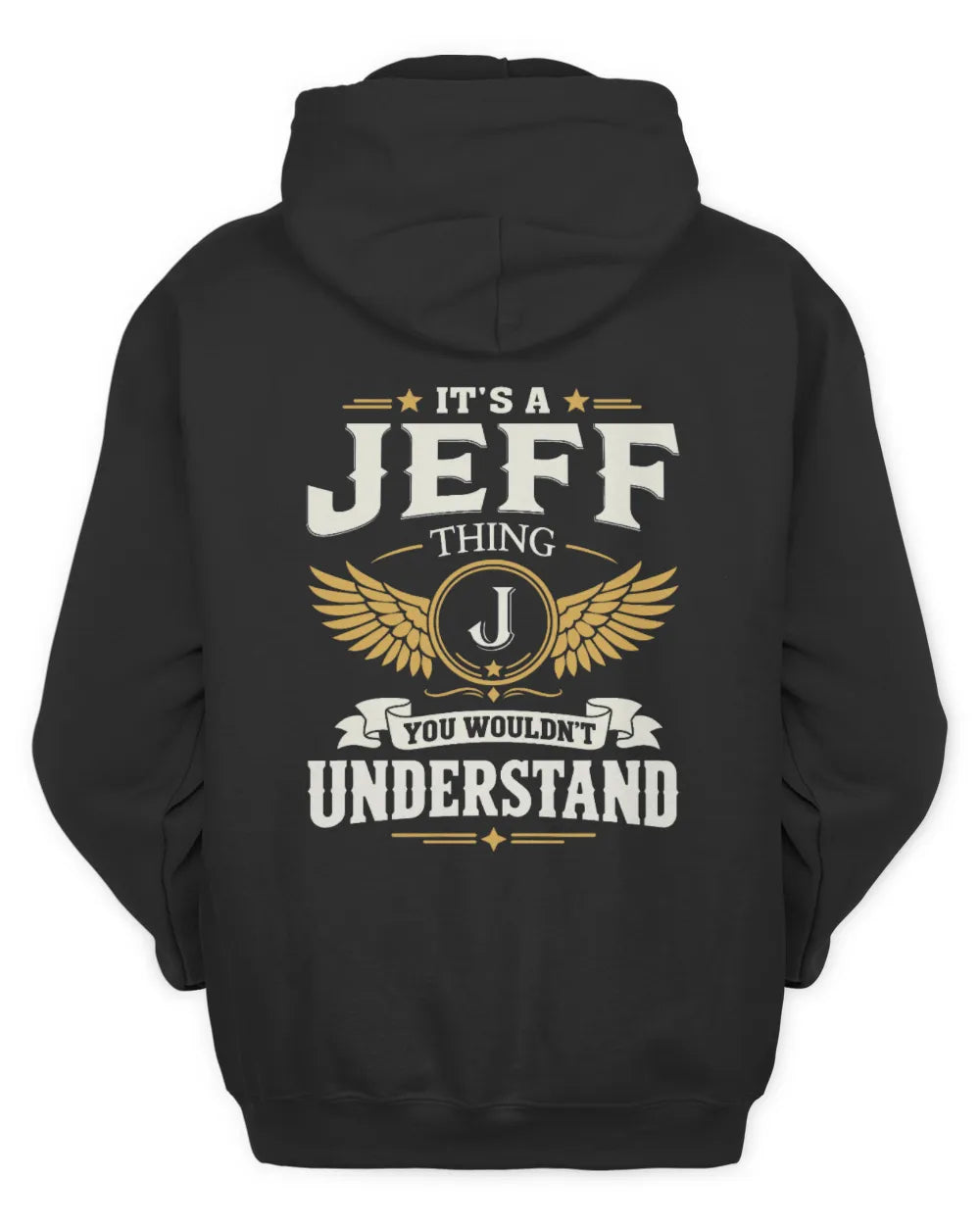 JEFF KT06-M008 It’s a [NAME] Thing – You Wouldn’t Understand | Personalized Vintage T-Shirt - Unisex Hoodie - Black
