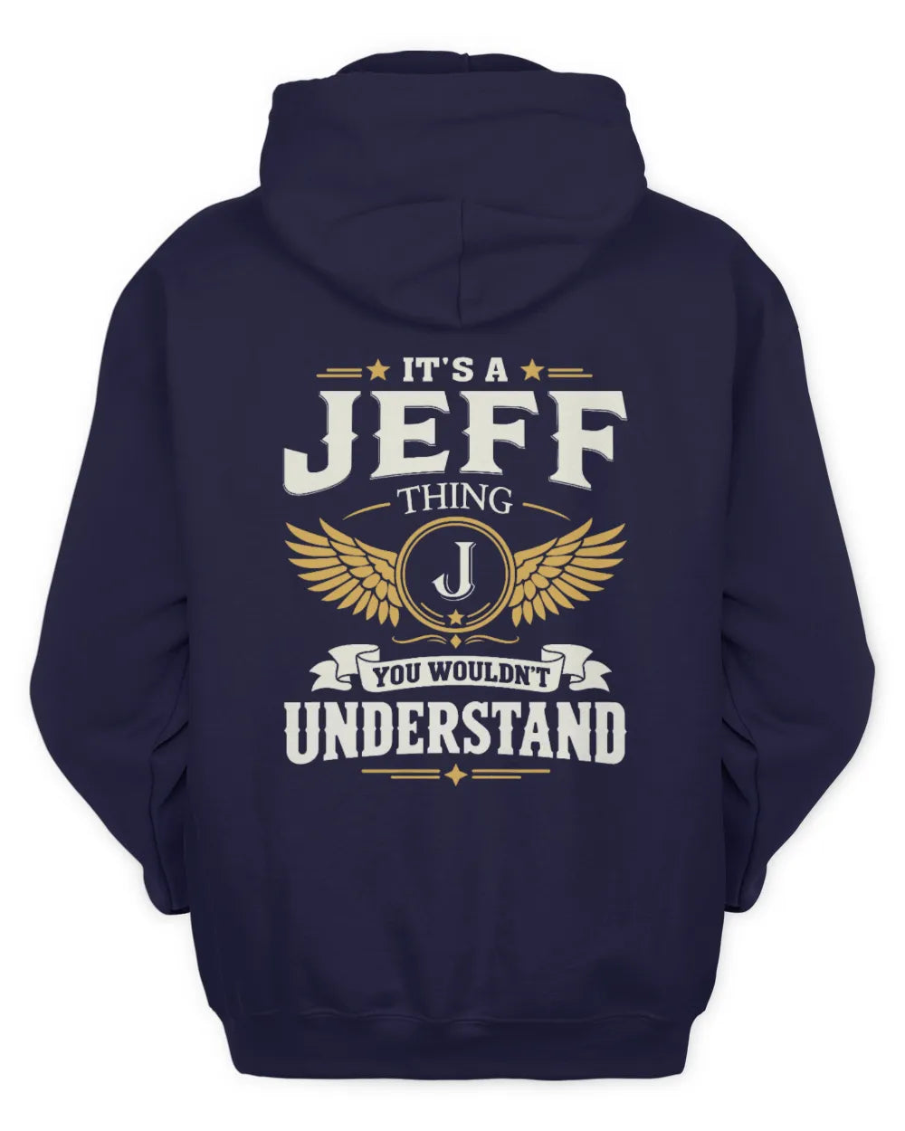 JEFF KT06-M008 It’s a [NAME] Thing – You Wouldn’t Understand | Personalized Vintage T-Shirt - Unisex Hoodie - Navy