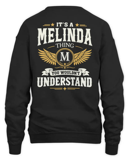 MELINDA KT06-M008 It’s a [NAME] Thing – You Wouldn’t Understand | Personalized Vintage T-Shirt - Unisex Sweatshirt - Black