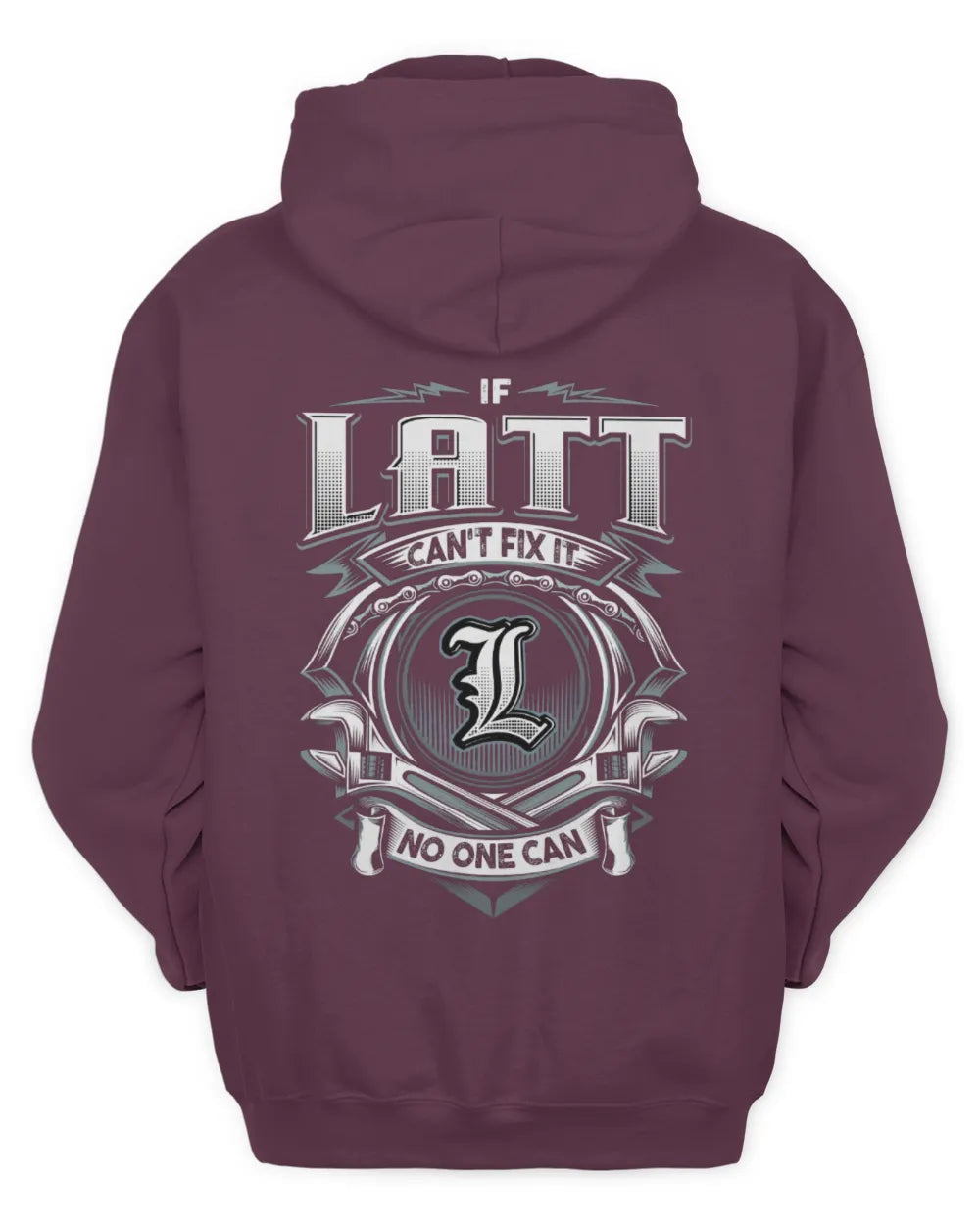 LATT AP81-K4-626 - Personalized Ahmed Quote Apparel “If Ahmed Can't Fix It, No One Can” - Unisex Hoodie - Maroon