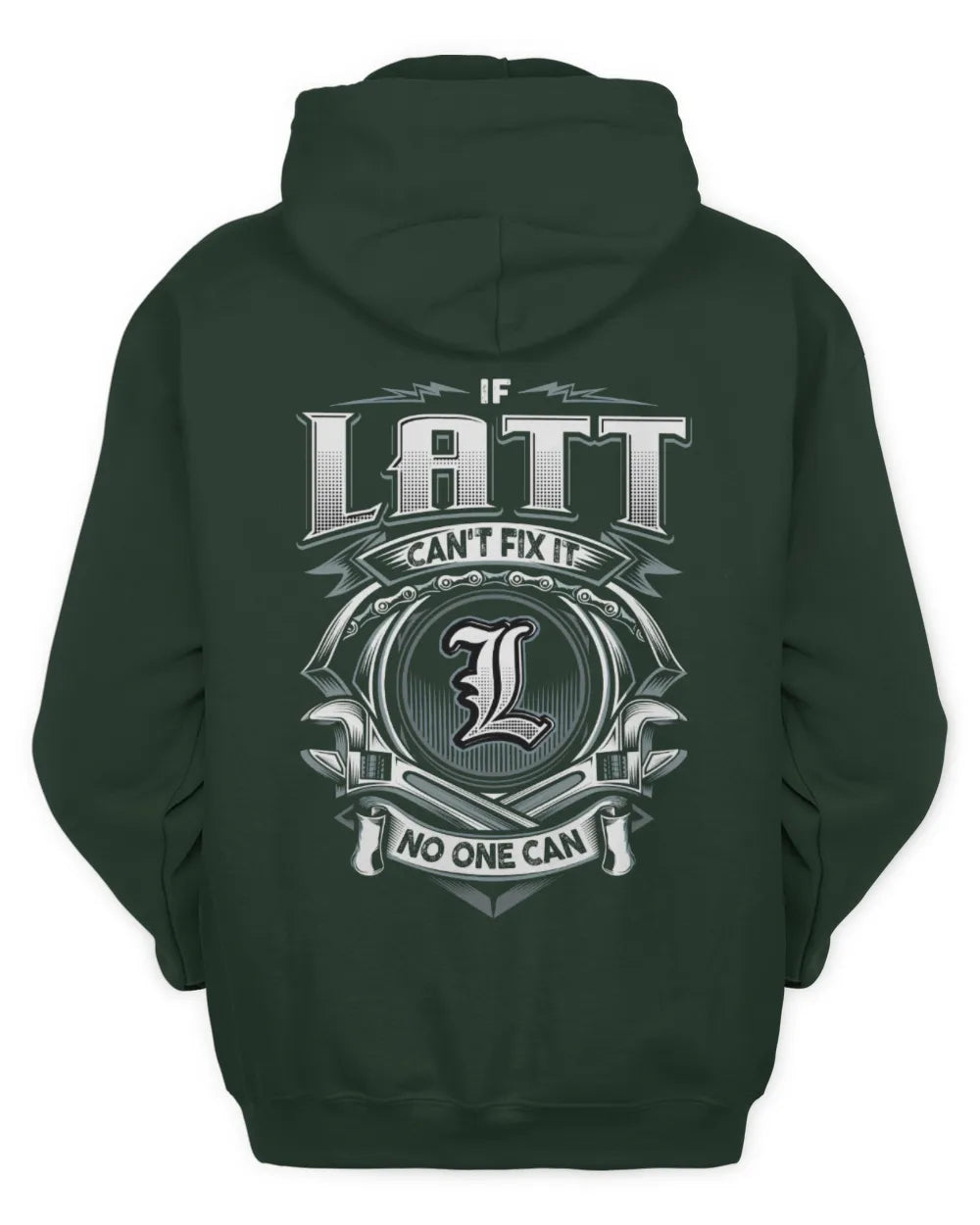 LATT AP81-K4-626 - Personalized Ahmed Quote Apparel “If Ahmed Can't Fix It, No One Can” - Unisex Hoodie - Forest Green